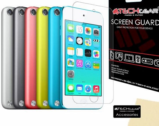 [Pack of 3] TECHGEAR Apple iPod Touch 5 / 5G / 5th Generation / (6GB 32GB 64GB) CLEAR LCD Screen Protector Covers